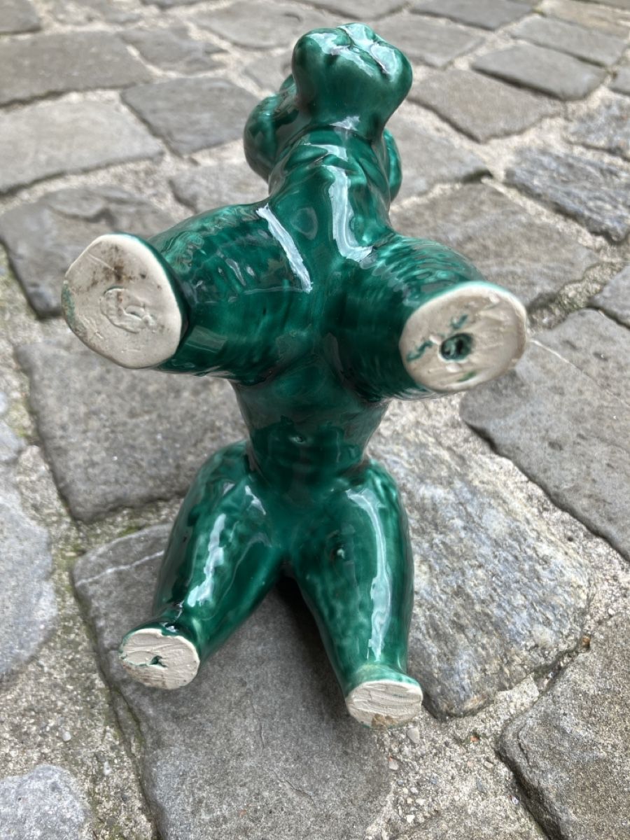 Figuren: Caniche vintage Vallauris Puddel – Gebraucht aus La Neuveville von Canelle4 4