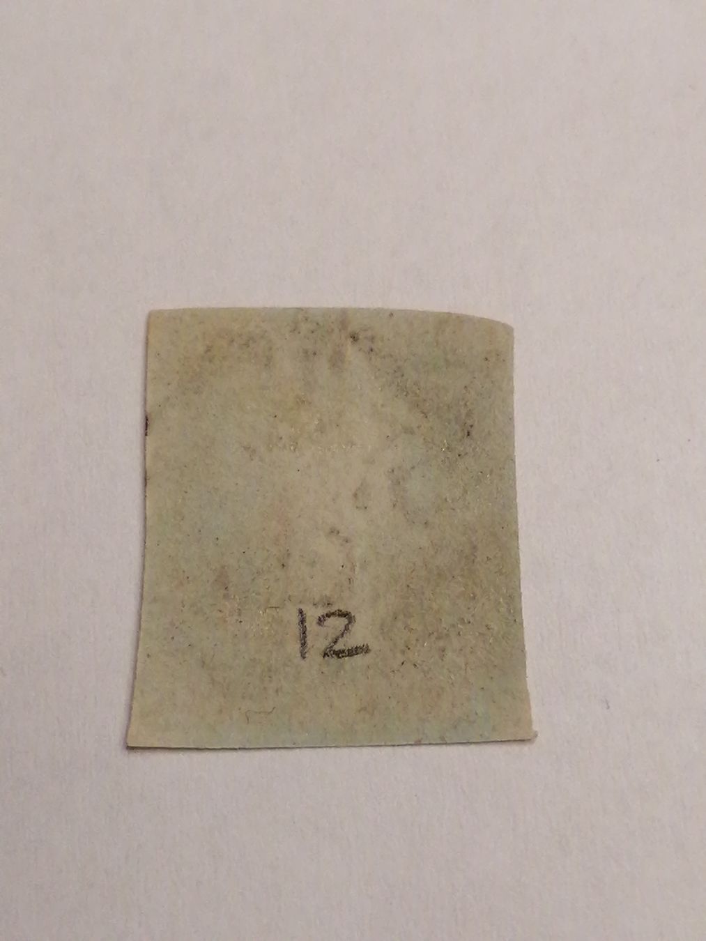 Alle Briefmarken: One Penny Red 1841, Platte 12 – Gebraucht aus Happerswil von tschergi 1