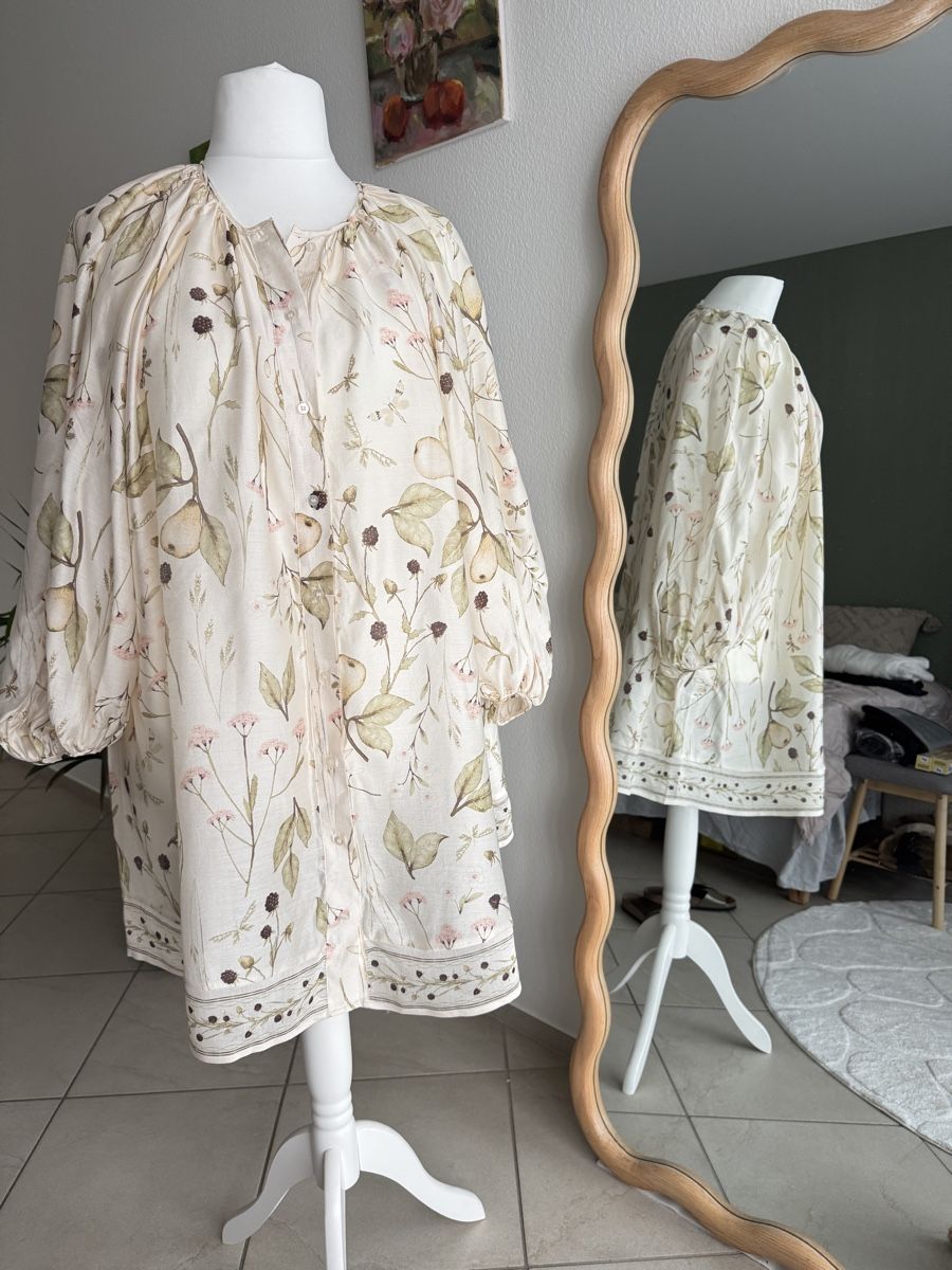 H&M Tuniken: Luftige Bluse / Tunika / Kleid beige – Neu (gemäss Beschreibung) aus Muttenz von einfach-schoen