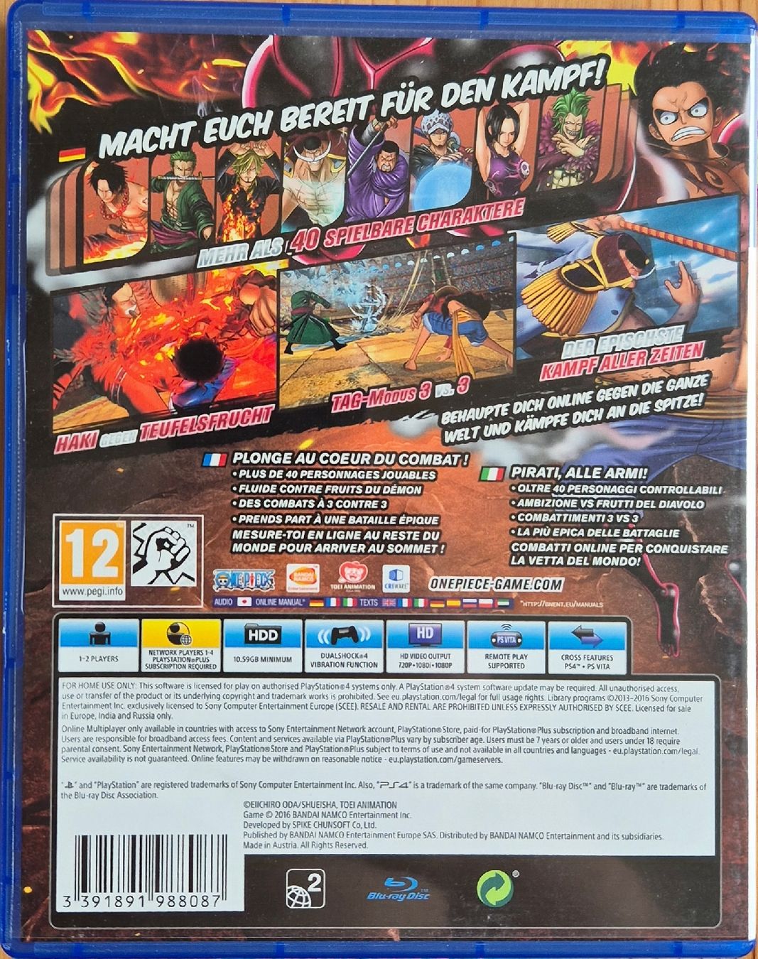 Jeux: PS4 Spiel One Piece Burning Blood – D'occasion à Ostermundigen par Stoeber-Sh0p 1