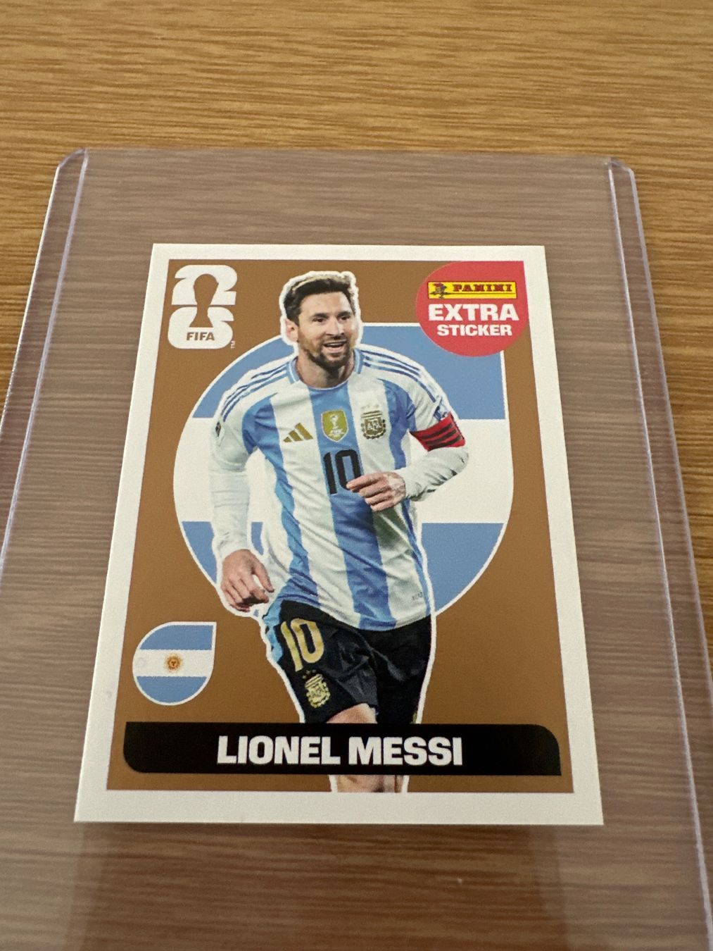 Panini Carte collezionabili: Extra Sticker Bronze WM 26: Lionel Messi – Nuovo (secondo la descrizione) da Winterthur venduto da sah_gn89