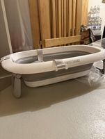 Babybadewanne Twistshake faltbar grau weiss neu