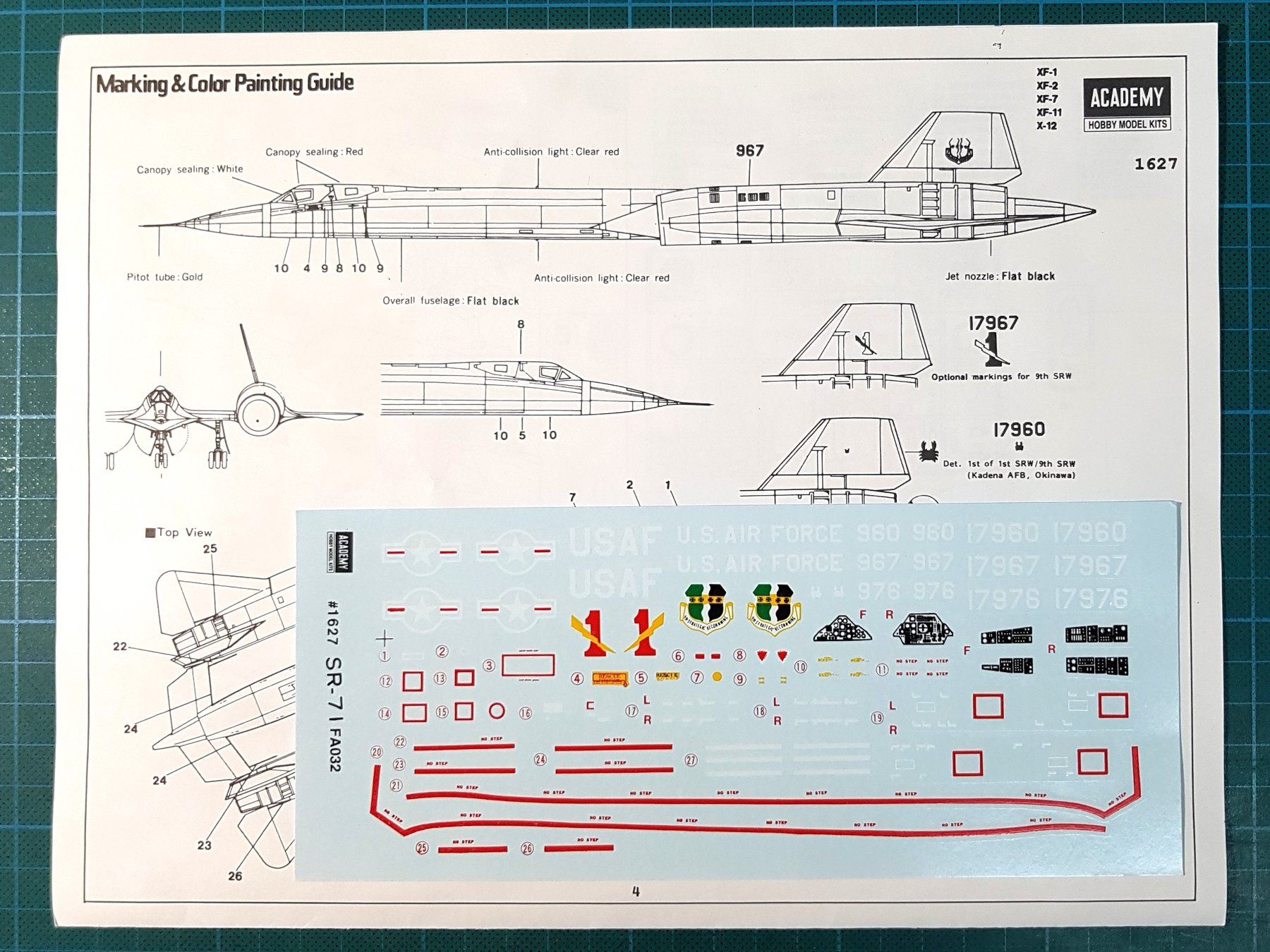 Kit di modellismo & Modellini statici: Lockheed  SR-71A   "Black Bird"  Academy  M 1:72 – Nuovo (secondo la descrizione) da Abtwil  SG venduto da Relluem1 4