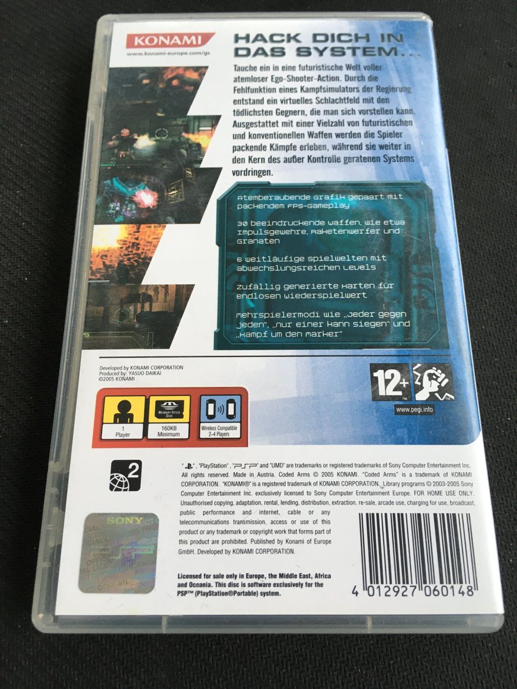 Sony Giochi: Coded Arms für PSP – Usato da St.Gallen venduto da Punktchen01 1