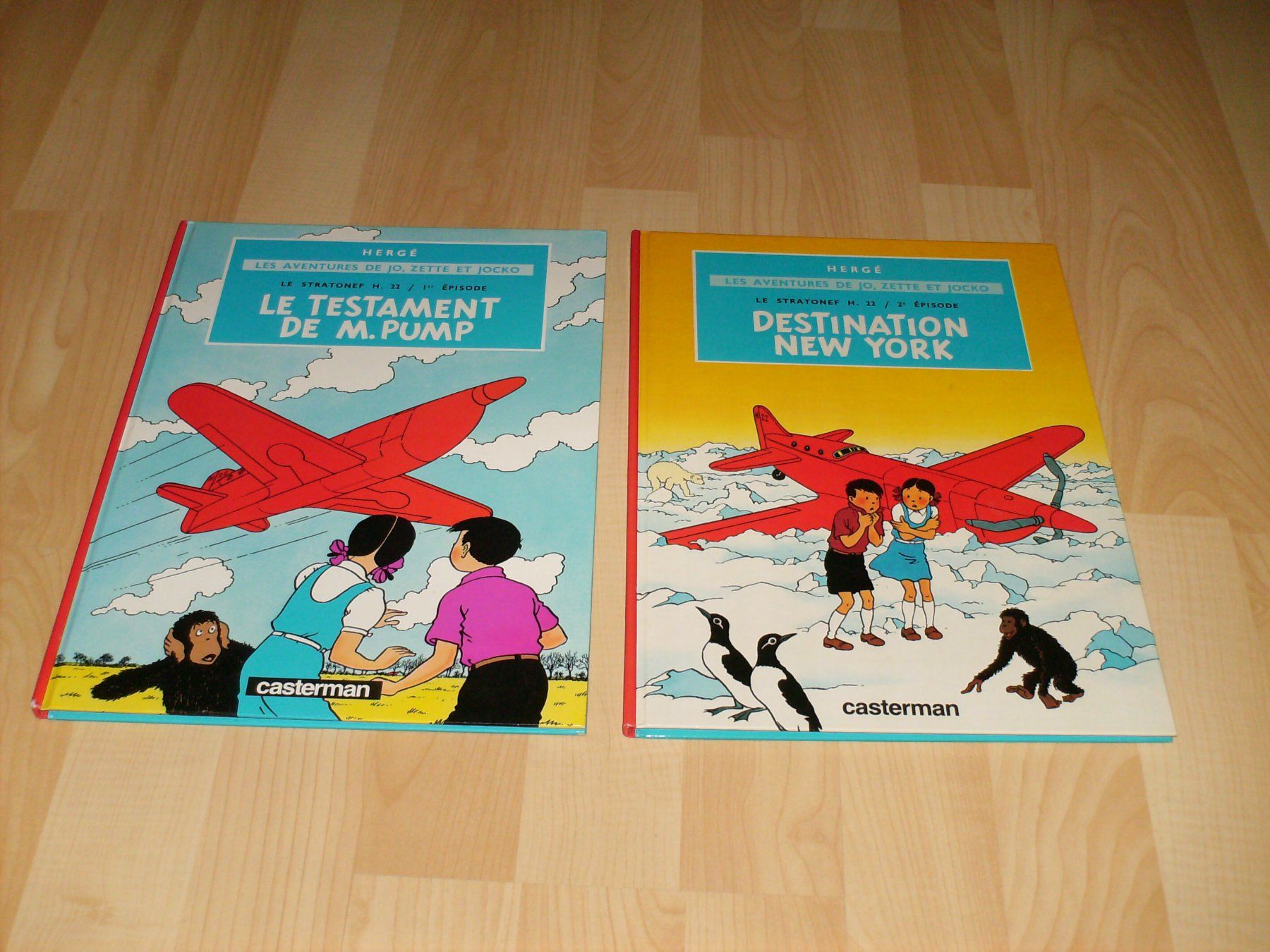 Fumetti: Le Testament de M. Pump et Destination New York – Usato da Müntschemier venduto da Coca1999