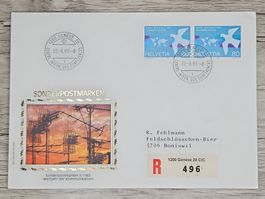 CL01 Enveloppe + Timbre Suisse 1983