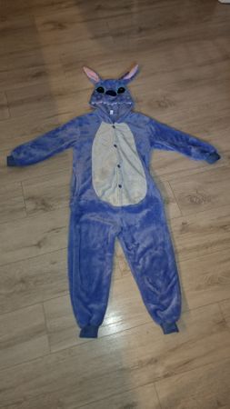 Plüsch Stitch Jumpsuit, Onesie, Kostüm, Gr 120.-130 neuwerti