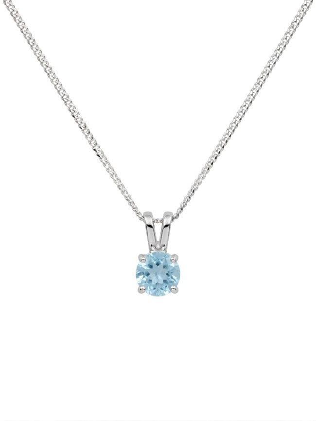 Ketten: Collier Argent Topaze Bleue Naturelle – Neu und originalverpackt aus St-Maurice von Sandrinette123 2