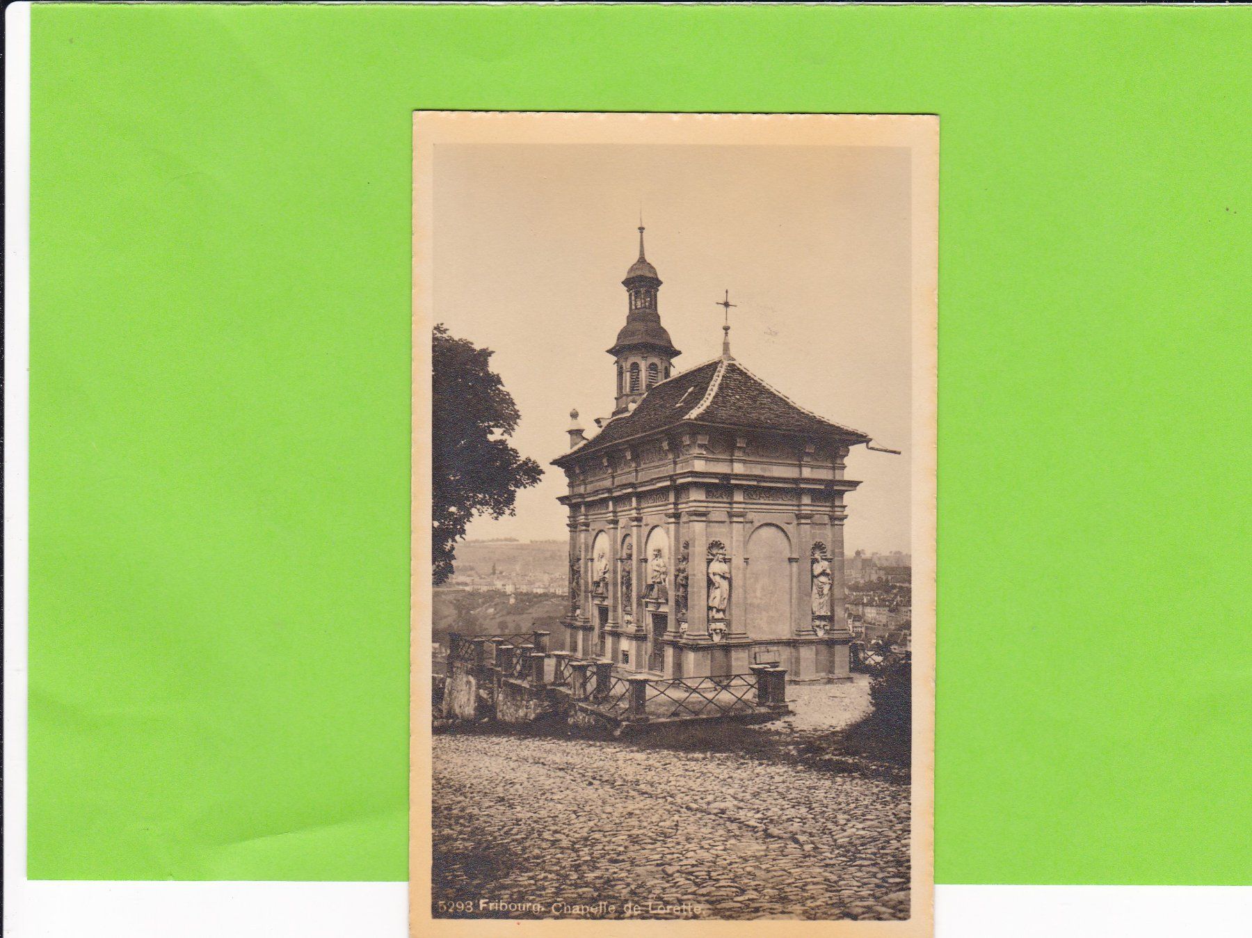 Ansichtskarten: Fribourg-Chapelle – Gebraucht aus St. Peterzell von neckertal