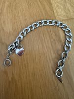 Fossil Armband Herz Anhänger Silber Farbe Damen