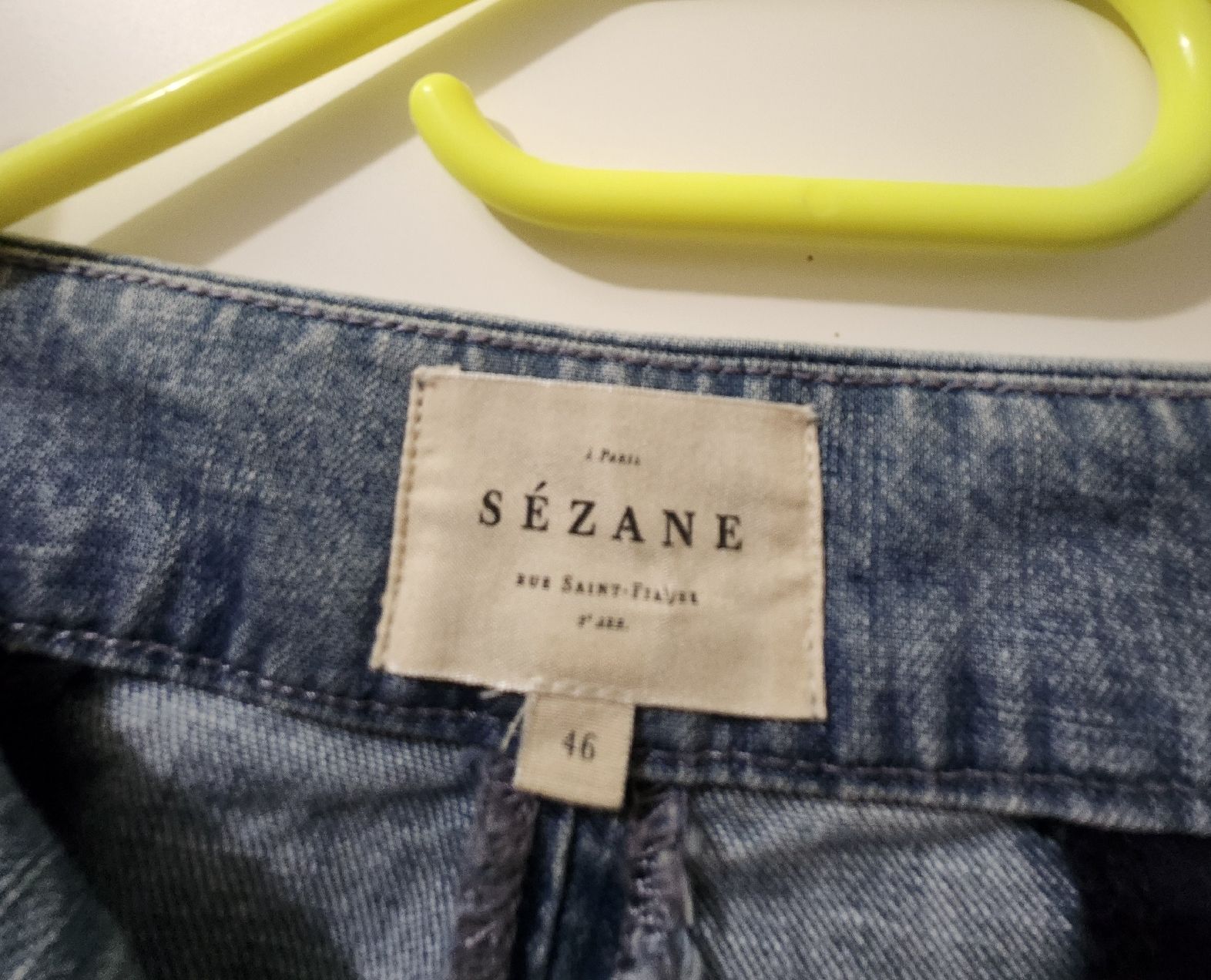 Sezane Jeans: Jean SEZANE large taille 46 bleu clair  – D'occasion à Niedergösgen par Eva2410 4