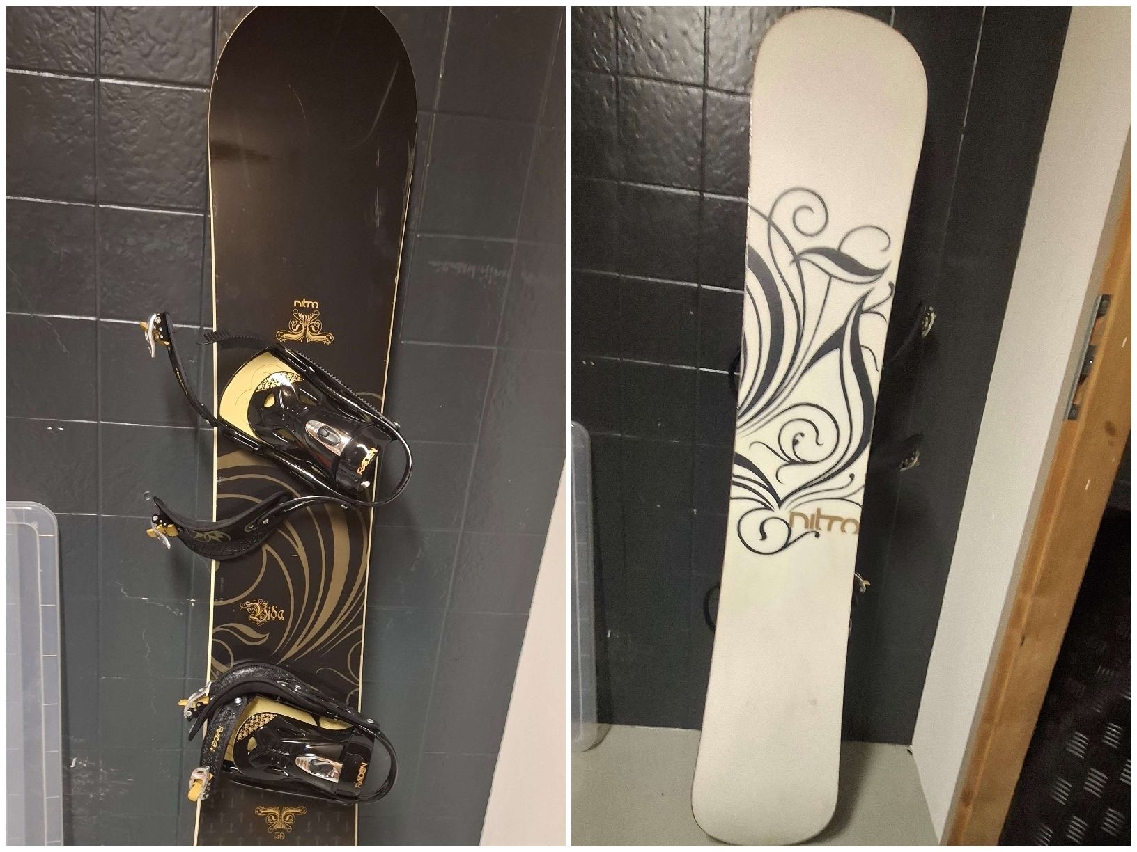 Board: Snowboard Nitro Vida avec fixations Raiden occasion – Usato da Meyrin venduto da Maribel81