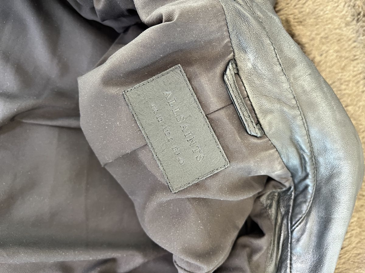 Allsaints Giacche: Allsaints Balfern Biker Lederjacke Schwarz – Usato da Kilchberg ZH venduto da ellie. 4