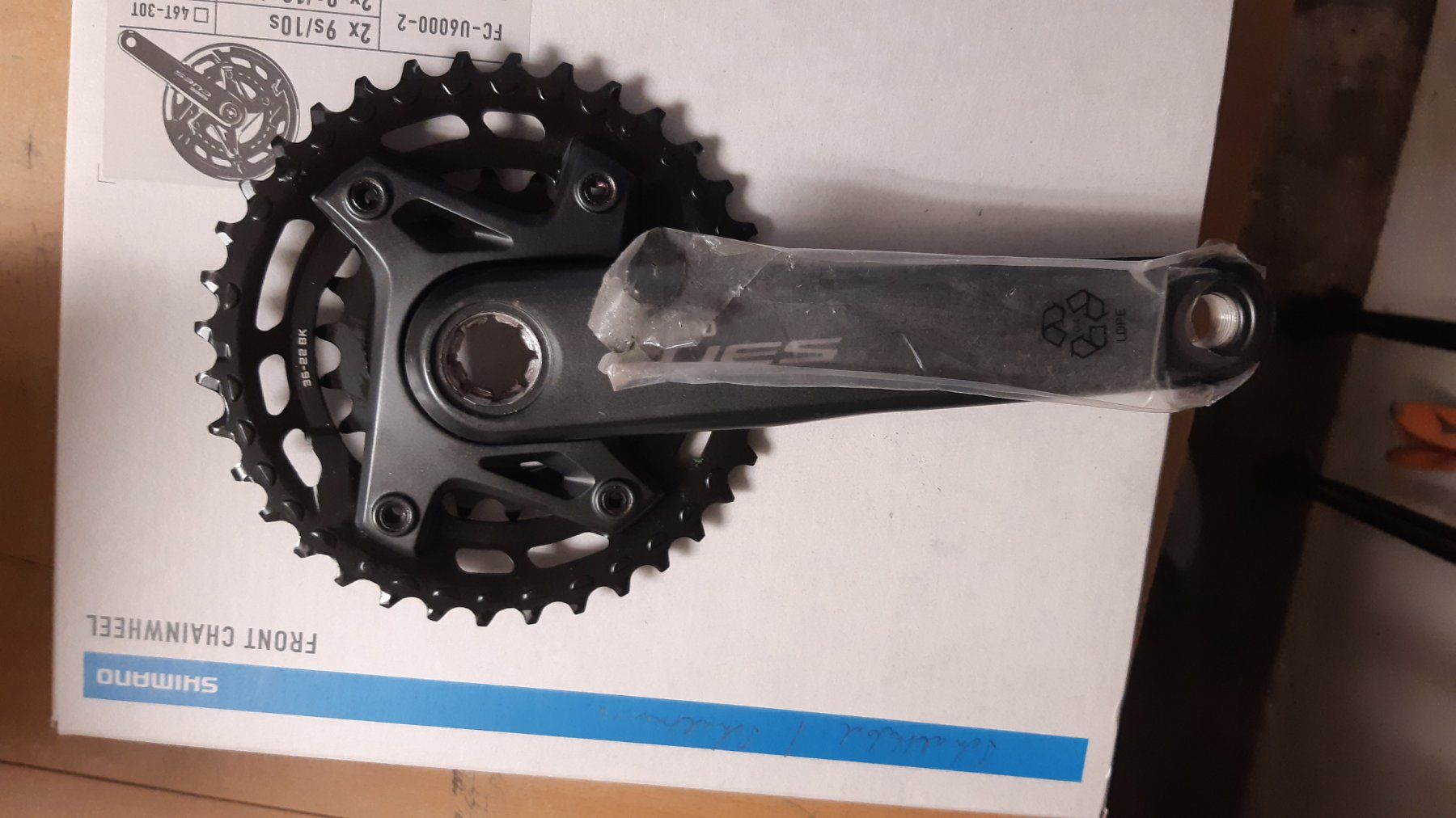 Shimano Pezzi di ricambio: FC-U6000 - Shimano Cues Kurbel - 36x22 – Nuovo (secondo la descrizione) da Zürich venduto da Fels71 2