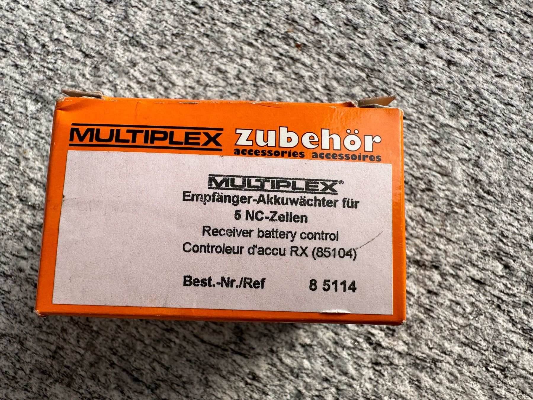 Multiplex Telecomandi: Multiplex vintage 8 5114 Empfänger Akkuwächter – Nuovo (secondo la descrizione) da Chiasso venduto da Carrara-Modellismo 2