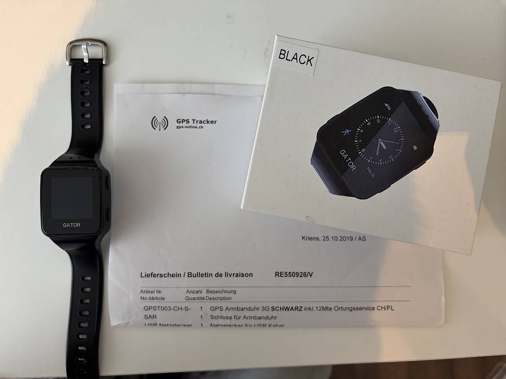 Montres: GPS Tracker Uhr mit SIM Karte – D'occasion à Cham par Nash7