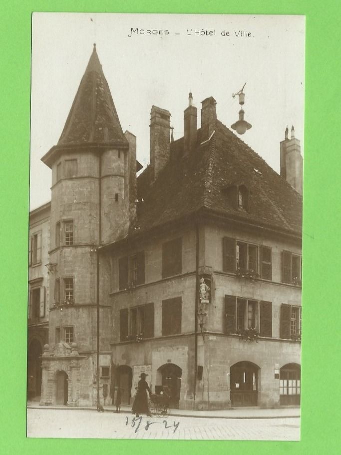 Cartoline postali: Morges - L'Hôtel de Ville – Nuovo (secondo la descrizione) da Zürich venduto da t24_de