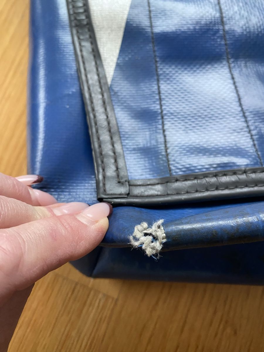 Freitag Sacs: Freitag-Tasche blau-weiss – D'occasion à Winterthur par Frida70 7