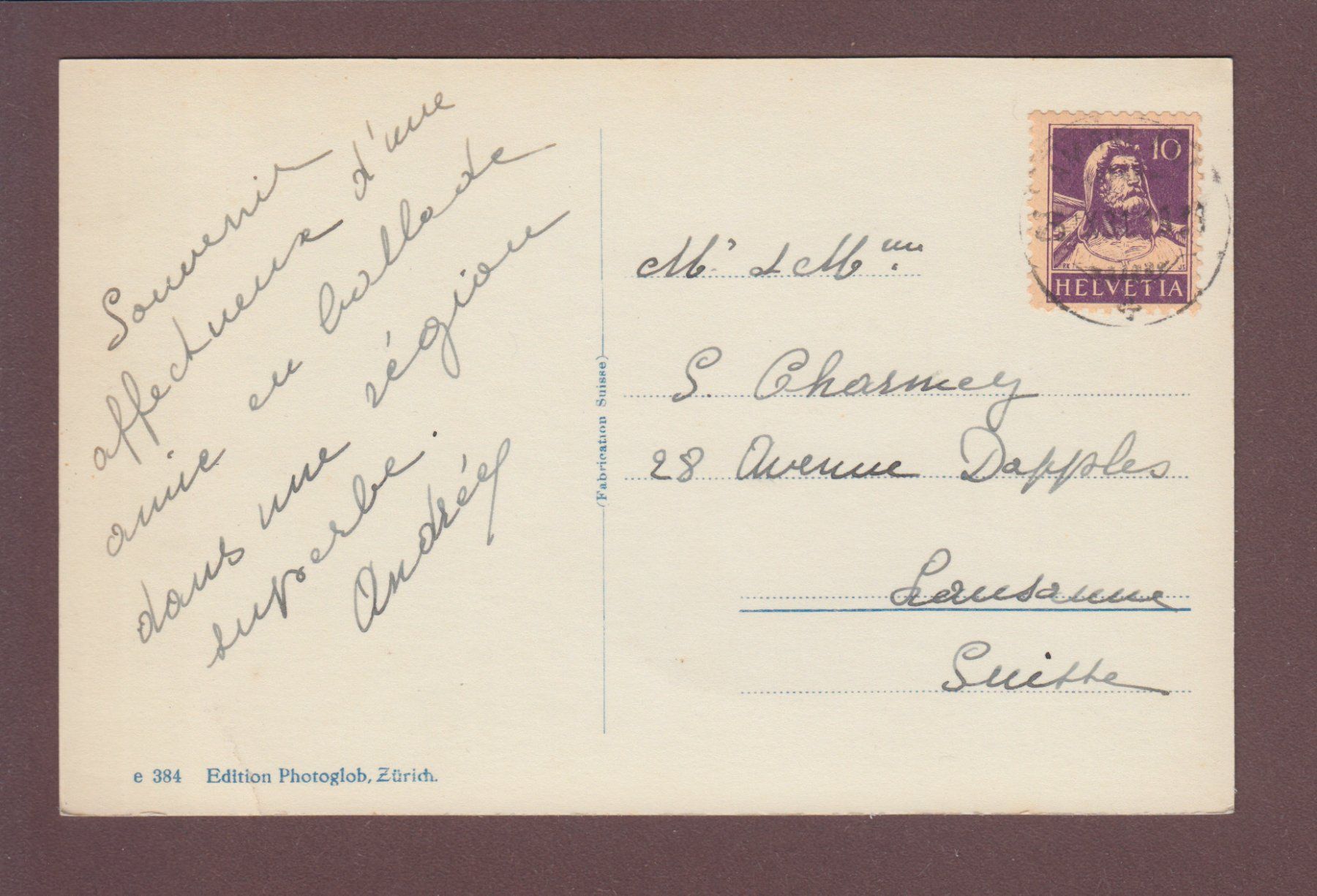Cartoline postali: ADELBODEN - Gross Lohner - 1931 – Usato da Pully venduto da nicecards 1