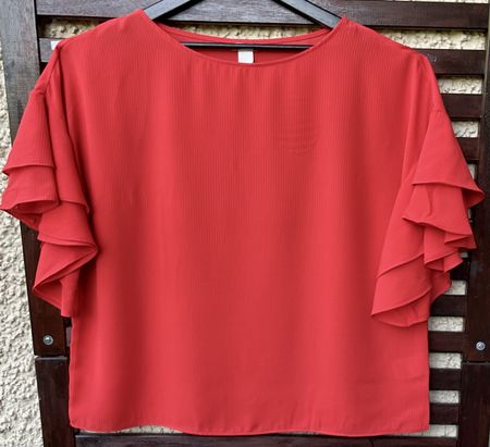 H&M - raffiniertes Blusenshirt, neuwertig, Gr. 48
