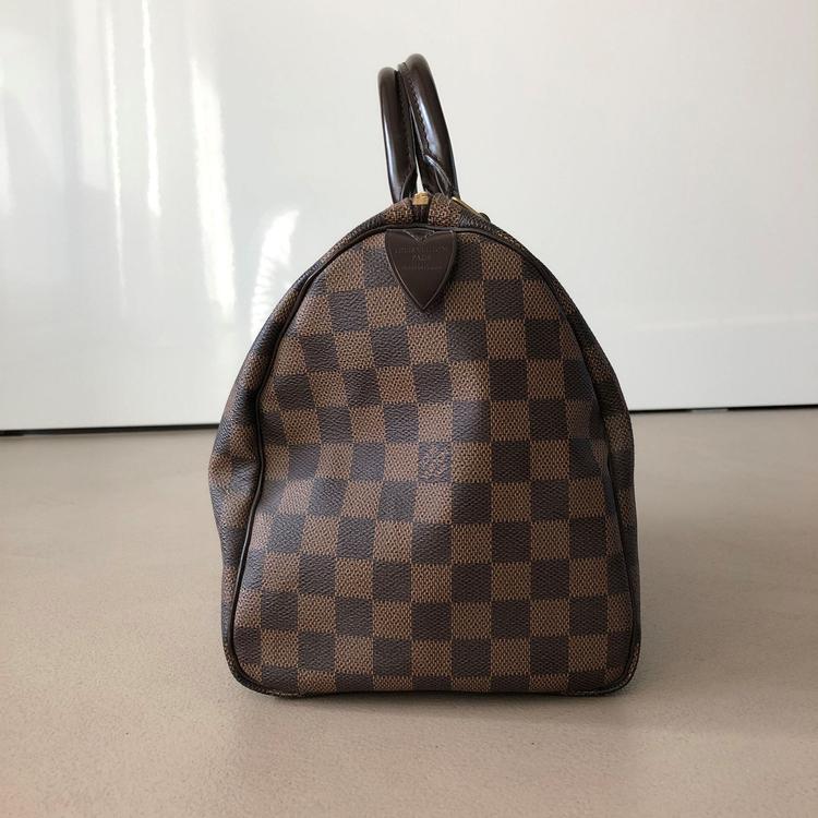 Speedy 35 mit Schulterriemen Damier Ebene Canvas - Handtaschen