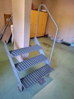 Metalltreppe Verzinkt 3 Stufen, Garten, Terrasse, Garage Top