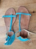 Sommerliche Sandalen von Campomaggi, Grösse 38, Türkis