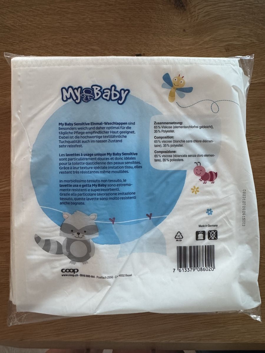 Sonstige Körperpflege: My Baby Einmal-Waschlappen SENSITIVE – Neu und originalverpackt aus Winkel von Schorley 1