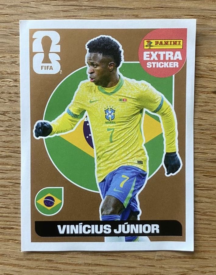 Panini Carte collezionabili: Panini Extra Bronze Sticker - Vinicius Junior – Nuovo (secondo la descrizione) da Zürich venduto da Eagleeye