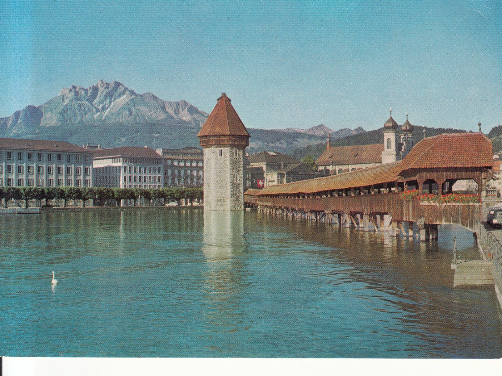 Cartoline postali: Luzern Kapellbrücke 1999 – Usato da Bürglen TG venduto da StampGraf