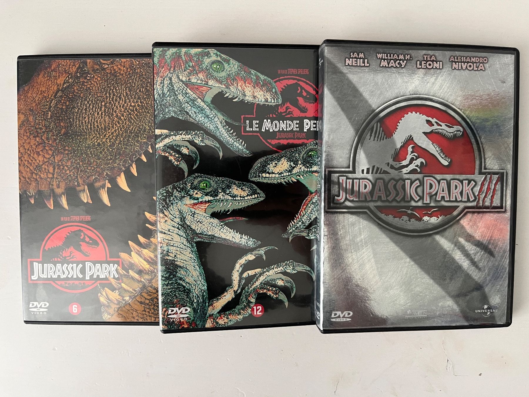 Alle DVDs: Jurassic Park 1-3, Trilogy, DVD – Neu (gemäss Beschreibung) aus Sierre von black.box