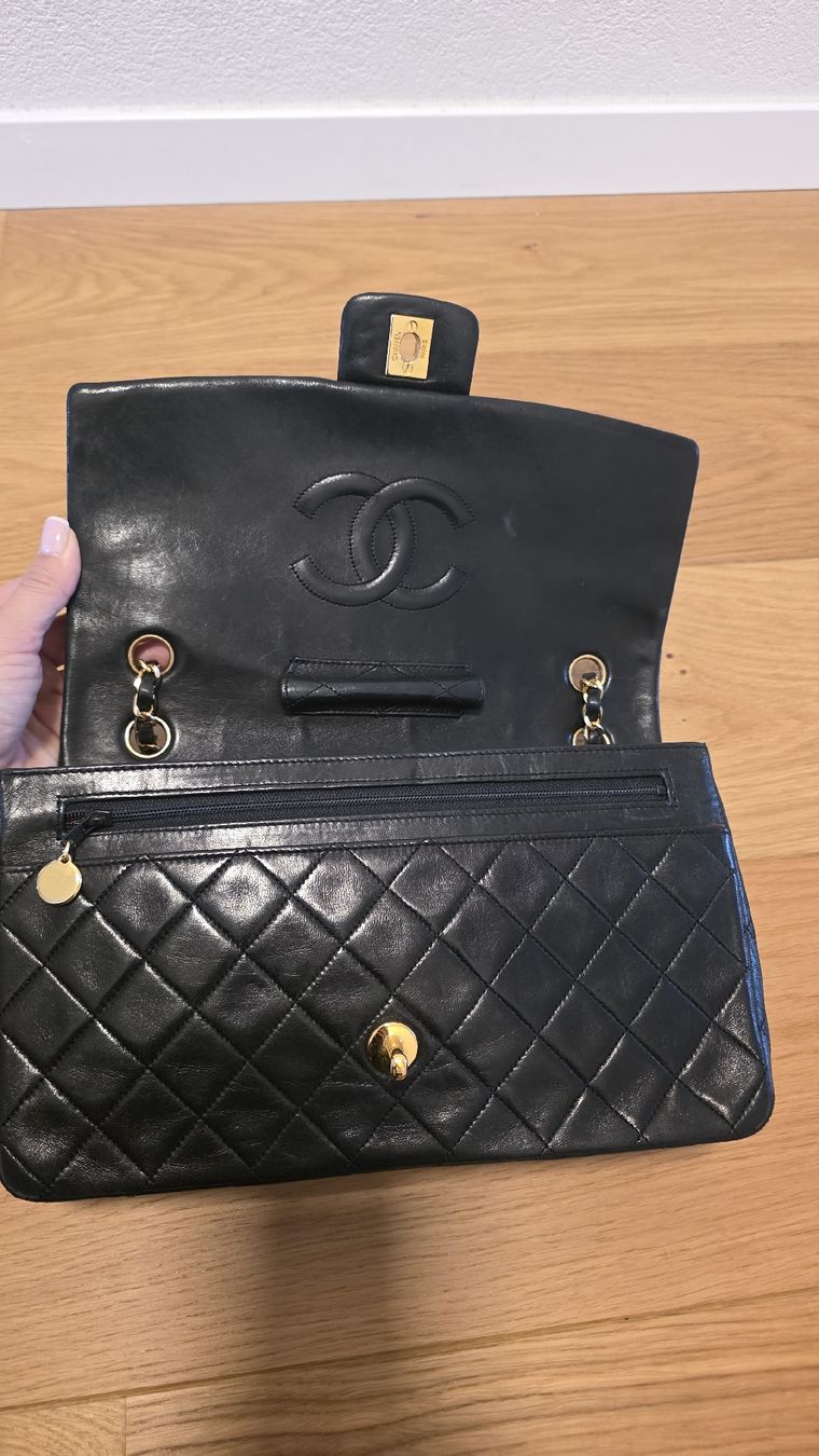 Chanel Borse da donna: Chanel Classic Medium Flap Lammleder – Usato da Obergerlafingen venduto da Nismo08 4