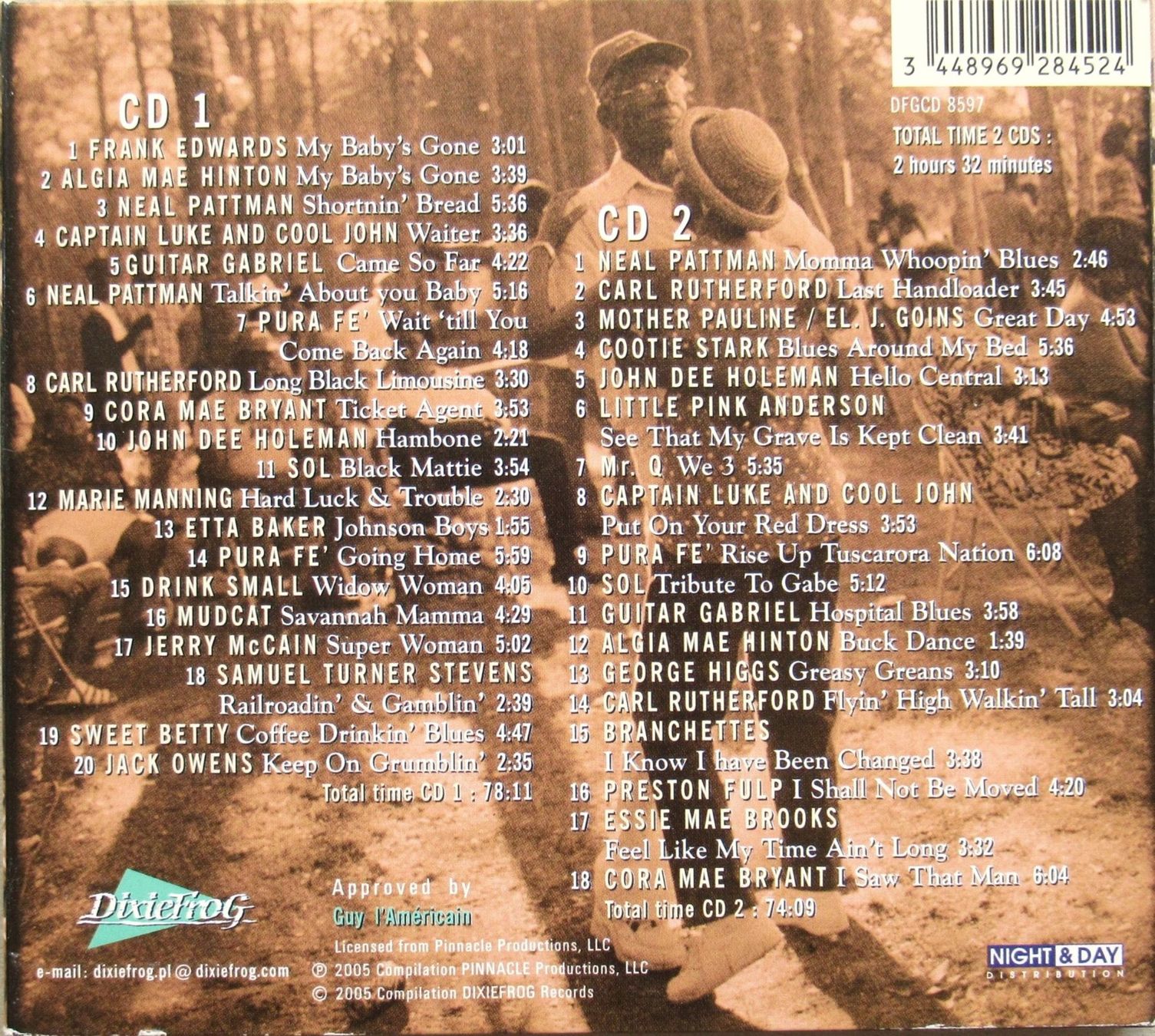 CD: original DIXIEFROG PRESENTS MUSIC MAKER 2005 2 CDs – Usato da Lohn-Ammannsegg venduto da rrrikko 1