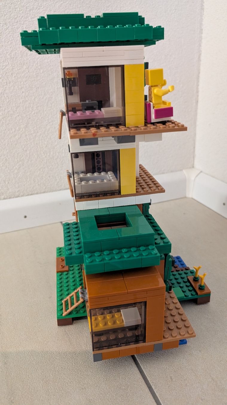 Lego Kit di costruzioni: LEGO Minecraft Das moderne Baumhaus 21174 - selten – Usato da Möhlin venduto da hans_d 4