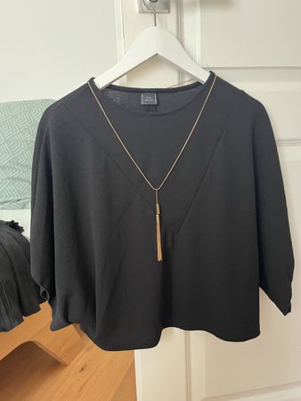 Damen Oberteil Zara schwarz Grösse S W/B Collection