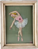 Ballerina in Mischtechnik