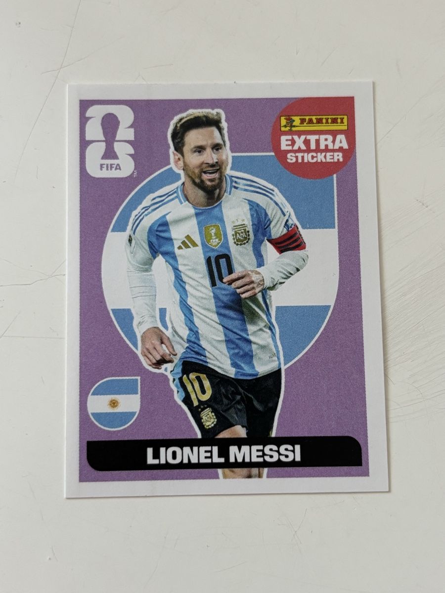 Panini Carte collezionabili: Lionel Messi panini extra sticker – Nuovo (secondo la descrizione) da Bütschwil venduto da sof_p98b