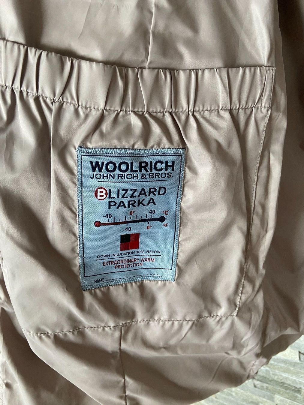 Woolrich Cappotti: WOOLRICH - Manteau Blizzard Beige - L – Nuovo (secondo la descrizione) da Chardonne venduto da teenyweeny 5