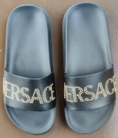Versace Pool Slides (Schwarz, G. 40)