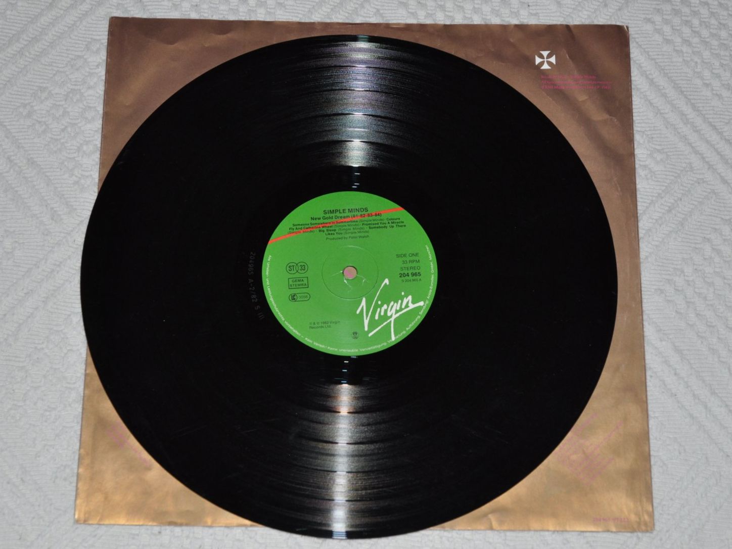 Schallplatten: LP Simple Minds - New Gold Dream – Gebraucht aus Boll von Theodora15 4