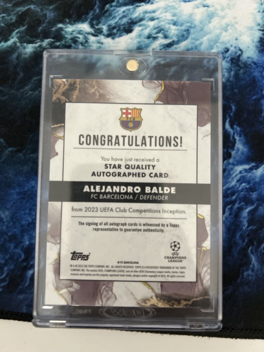 Topps Cartes à collectionner: Alejandro Balde Auto/25 – Neuf (Voir description) à Kleinwangen par Matteo_079 1
