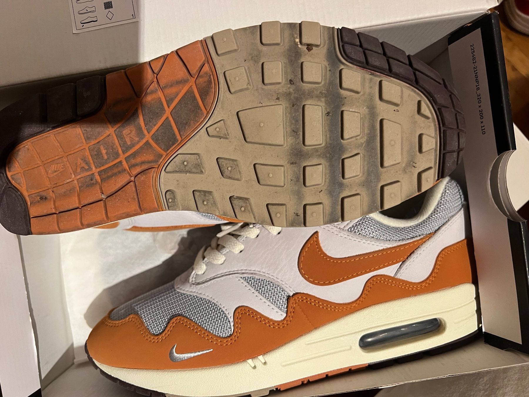 Scarpe da uomo: Air max 1 x Patta Monarch – Usato da steinmaur venduto da andresvicent1 1