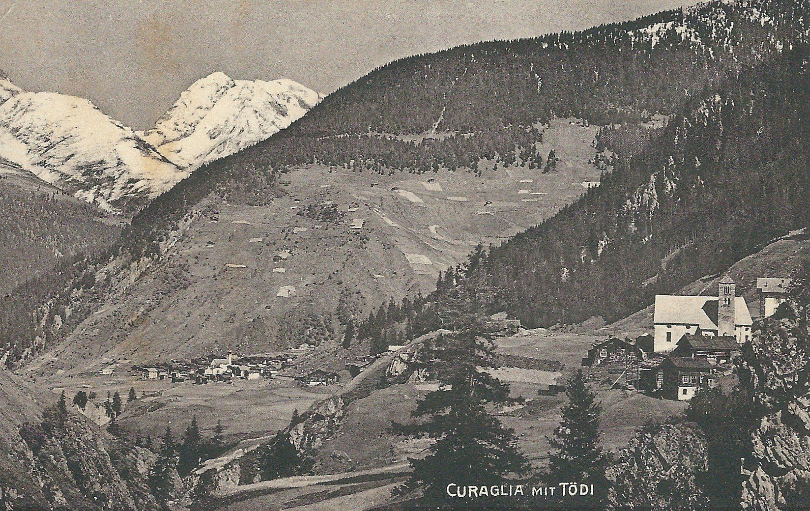 Cartoline postali: Curaglia GR – Usato da Flums venduto da Guscha1