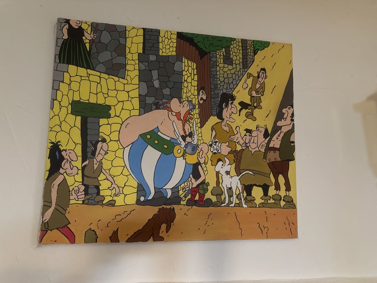 Dipinti: Asterix & Obelix Kinderzimmer Bild garantiert Einzelstück – Usato da Frauenfeld venduto da aluma14 1