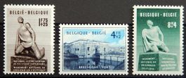 Belgien Kat. 906-908 ** 1951 Kat. 55 Euro
