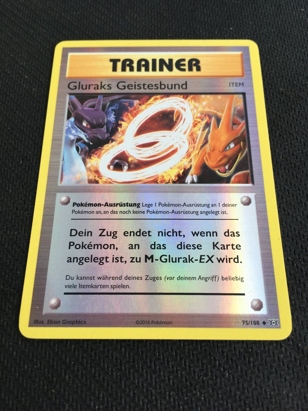 Pokémon Carte collezionabili: Gluraks Geistesbund - Evolutions EVO 75 -DE- Reverse Holo – Nuovo (secondo la descrizione) da St.Gallen venduto da Punktchen01
