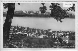 Corcelles et les Alpes