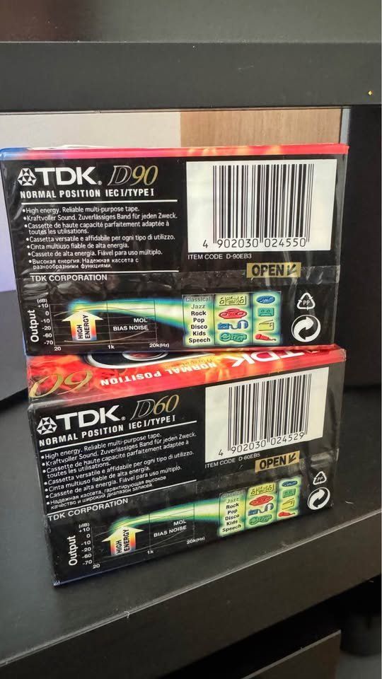 Kompaktkassetten: TDK Normal position D type I (8 cassettes) – Neu und originalverpackt aus Corsier GE von Alexandre_GVA 1