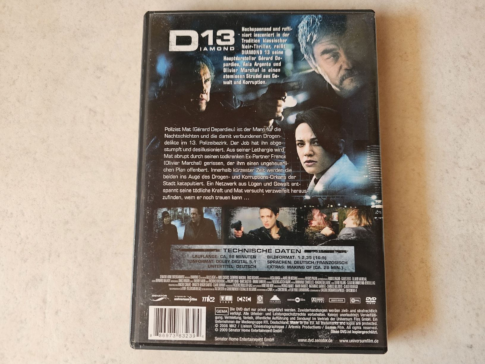 Tutti i DVDs: Diamond 13  /  D13 – Usato da Schneisingen venduto da backstore24 1