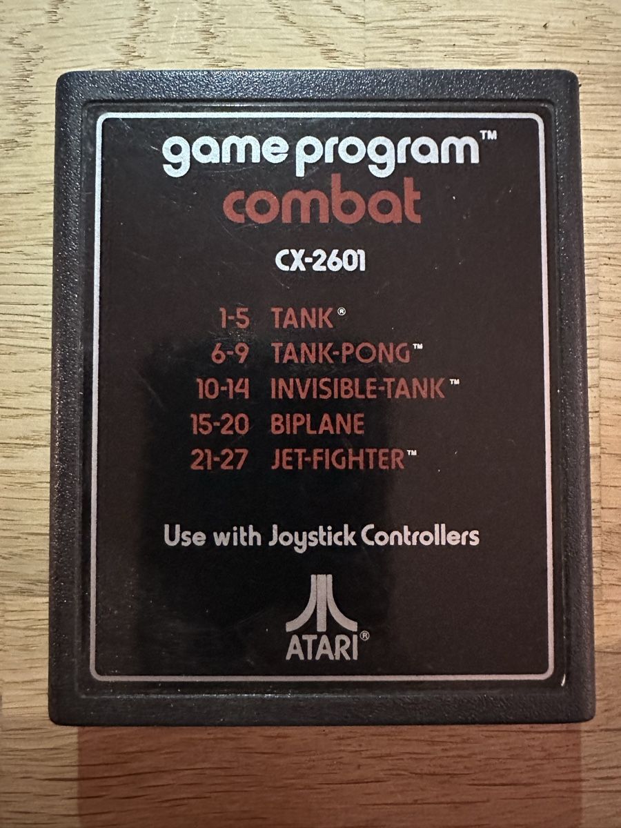 Atari Giochi: Combat für Atari 2600 – Usato da Kestenholz venduto da Matti_10